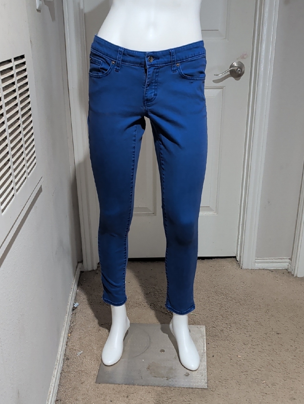 Merona Royal Blue Skinny Jeans Women's 6